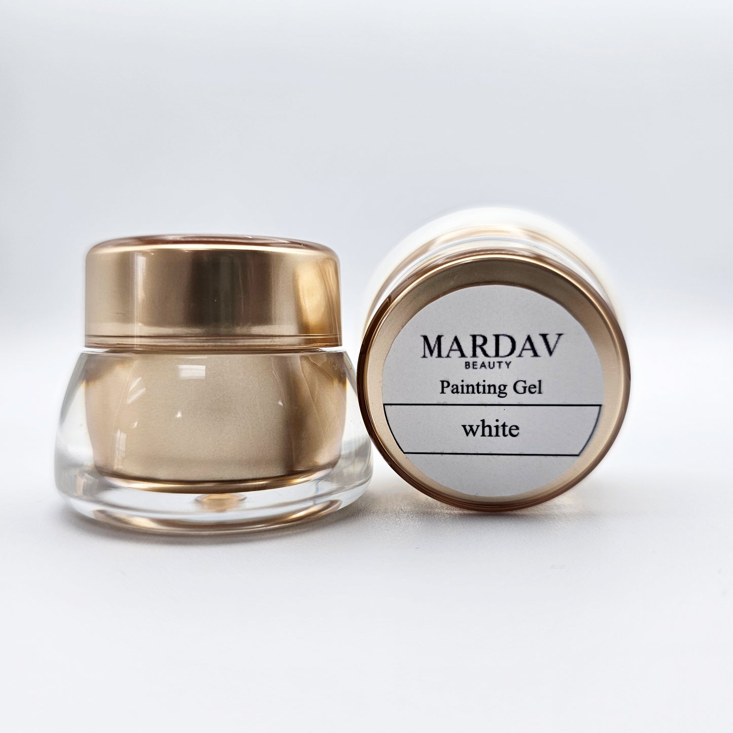 Super white gel paint