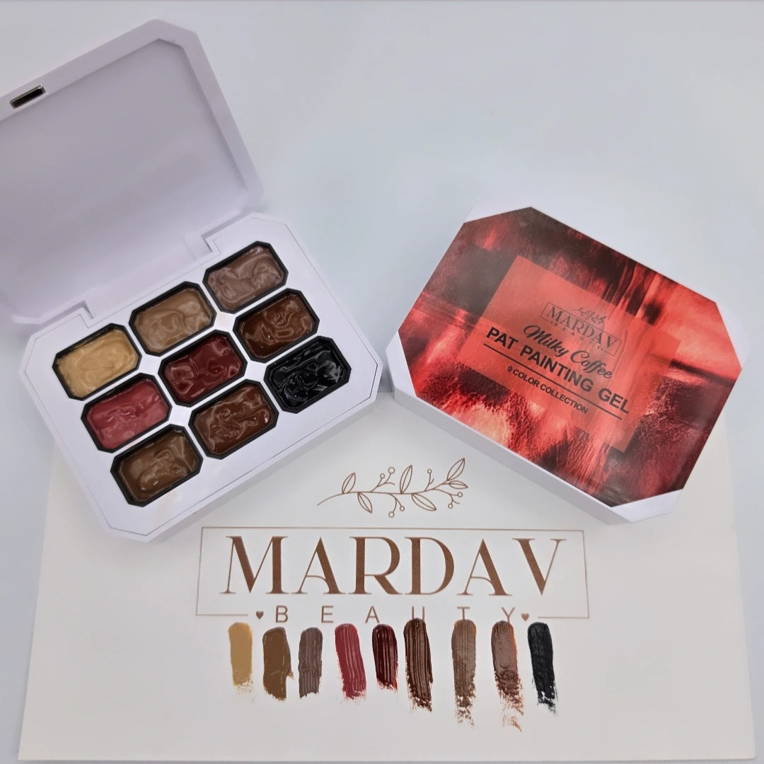 Milky Coffee gel palette